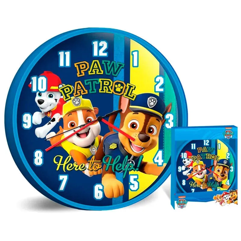 Paw Patrol Wall Clock 25cm - Ginga Toys