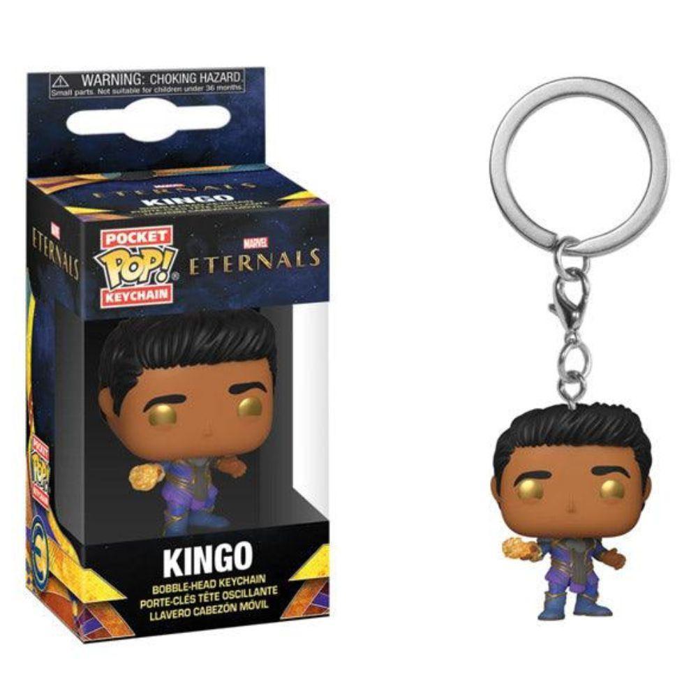 Pocket Pop! Keychain: Marvel Eternals - Kingo Vinyl Figure - Funko - Ginga Toys