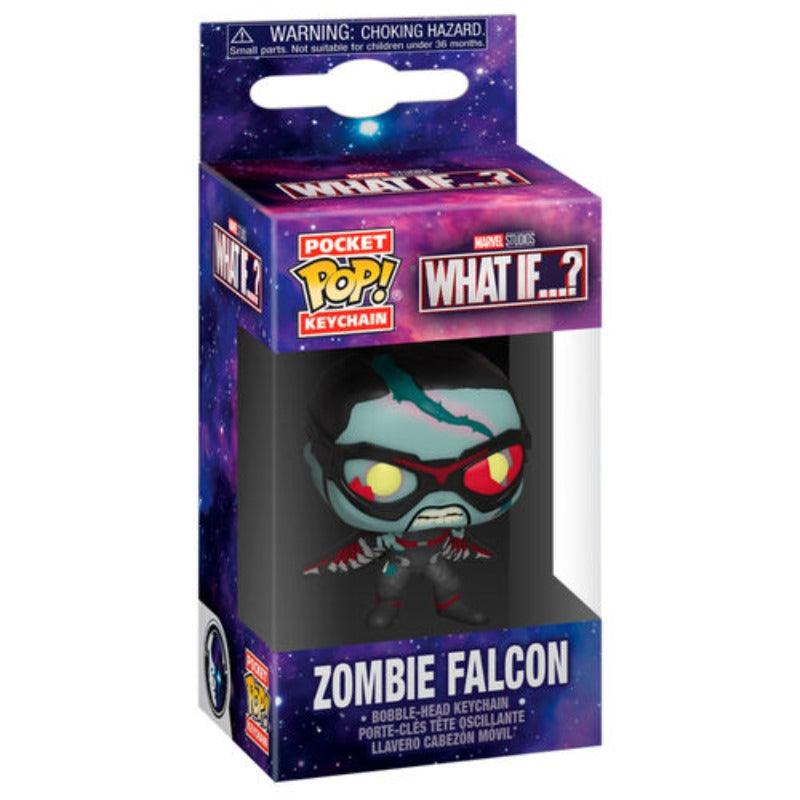 Pocket Pop! Keychain: Marvel What If...? Zombie Falcon - Funko - Ginga Toys