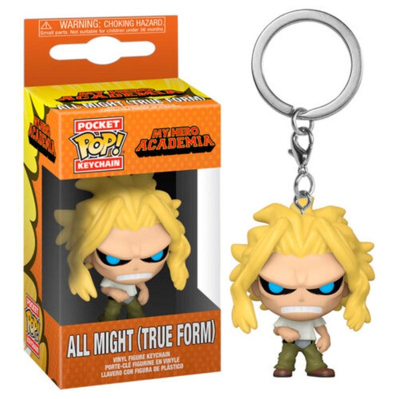 Pocket Pop! Keychain: My Hero Academia - All Might (True Form) Vinyl Figure - Funko - Ginga Toys