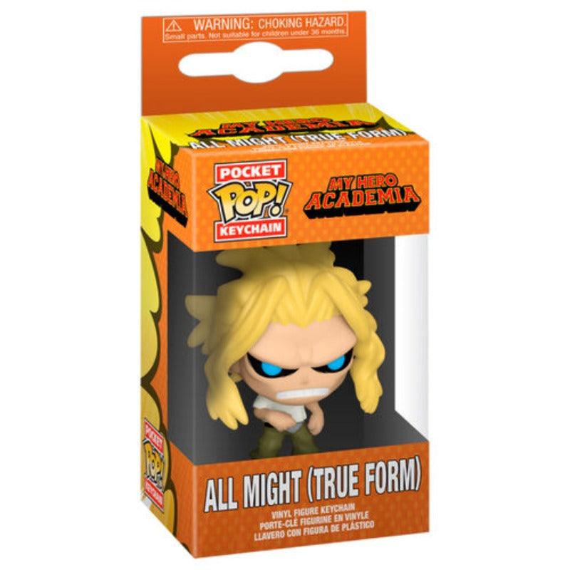 Pocket Pop! Keychain: My Hero Academia - All Might (True Form) Vinyl Figure - Funko - Ginga Toys