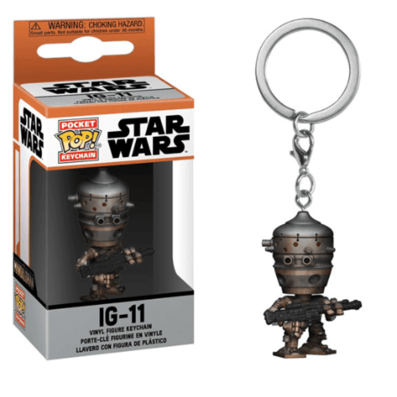 Funko Pocket Pop! Keychain: Star Wars: The Mandalorian - IG-11 Figure - Funko - Ginga Toys