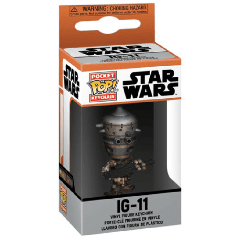 Funko Pocket Pop! Keychain: Star Wars: The Mandalorian - IG-11 Figure - Funko - Ginga Toys