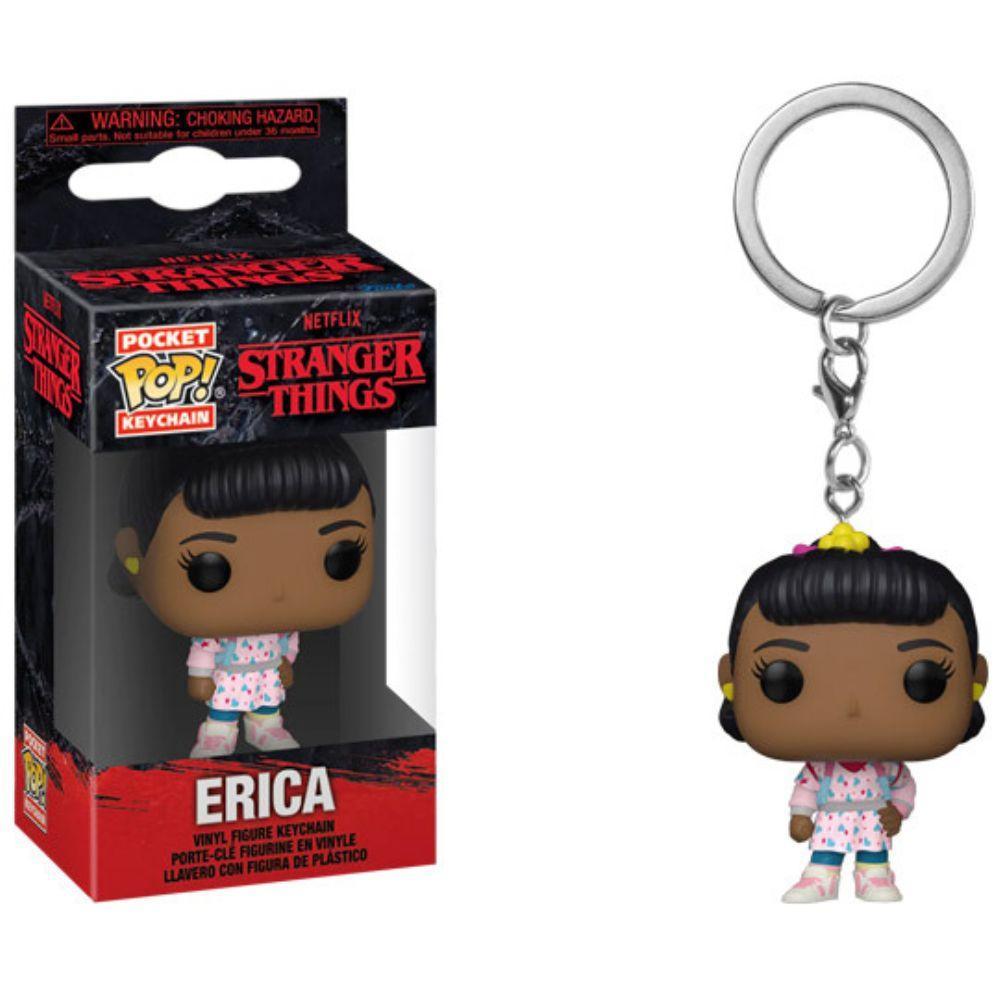 Pocket Pop! Keychain: Stranger Things - Erica Sinclair Vinyl Figure - Funko - Ginga Toys