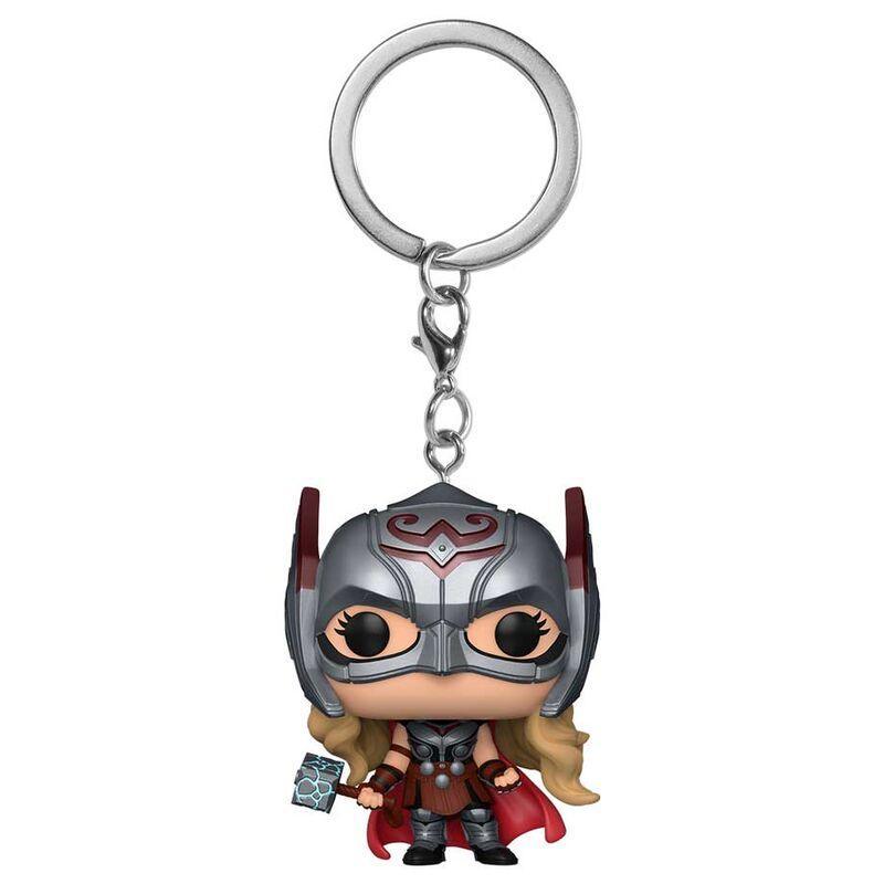 Funko Pocket Pop! Keychain Marvel - Thor Love and Thunder - Mighty Thor Figure - Funko - Ginga Toys