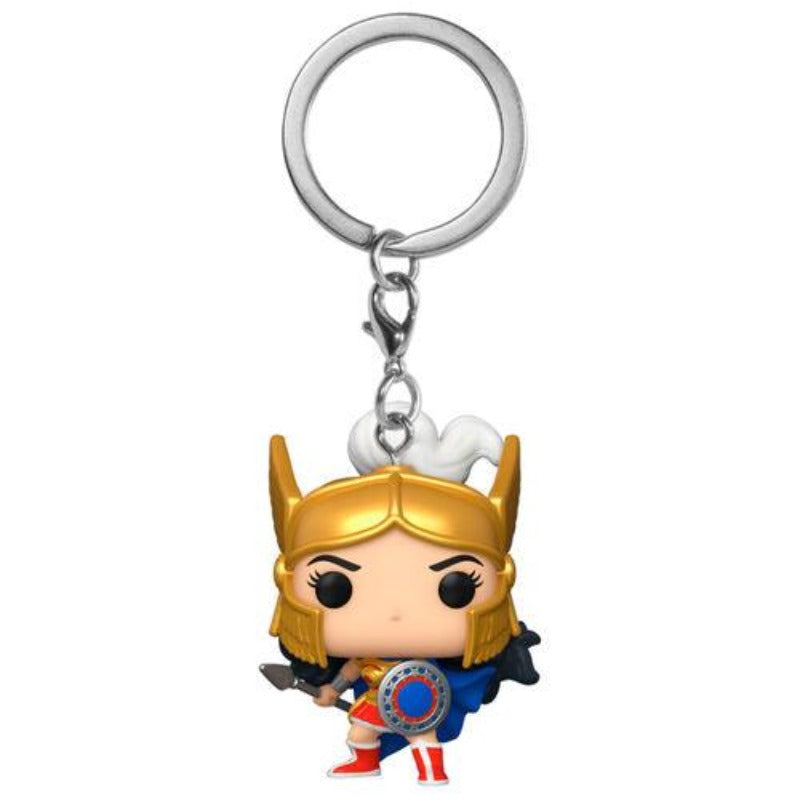 Pocket Pop! Keychain: Wonder Woman (80th Anniversary) - Wonder Woman (Challenge of the Gods) Figure - Funko - Ginga Toys