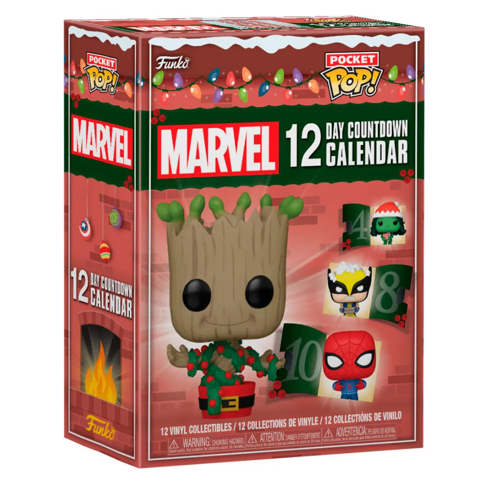 Pocket Pop! Marvel 12-Day Advent Calendar - Ginga Toys