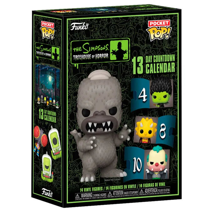 Pocket Pop! The Simpsons Treehouse of Horror 13-Day Countdown 2024 Advent Calendar - Ginga Toys