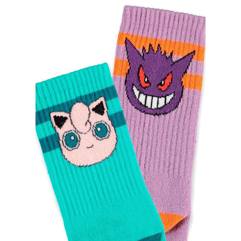 Pokémon - Adult Sport Socks Pack 2 Pieces 35/38 - Difuzed - Ginga Toys