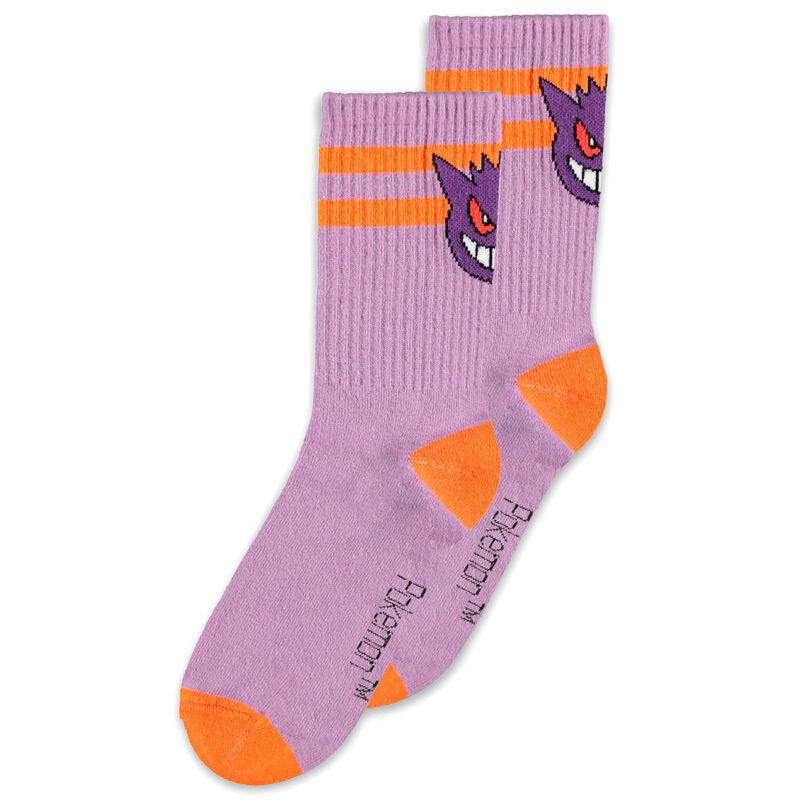 Pokémon - Adult Sport Socks Pack 2 Pieces 35/38 - Difuzed - Ginga Toys