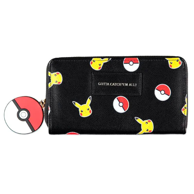 Pokémon - Pikachu Girls Zip Around Wallet - Ginga Toys