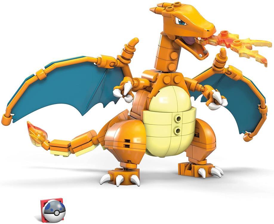 Pokemon Mega Construx Wonder Builders Charizard set 222pcs - Mattel - Ginga Toys