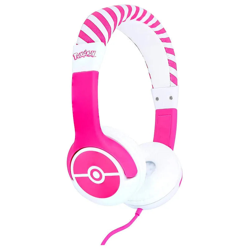 Pokémon Pink Pokeball kids Headphones - Ginga Toys