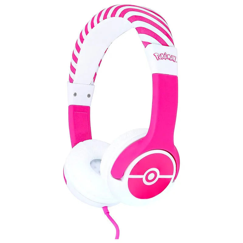 Pokémon Pink Pokeball kids Headphones - Ginga Toys