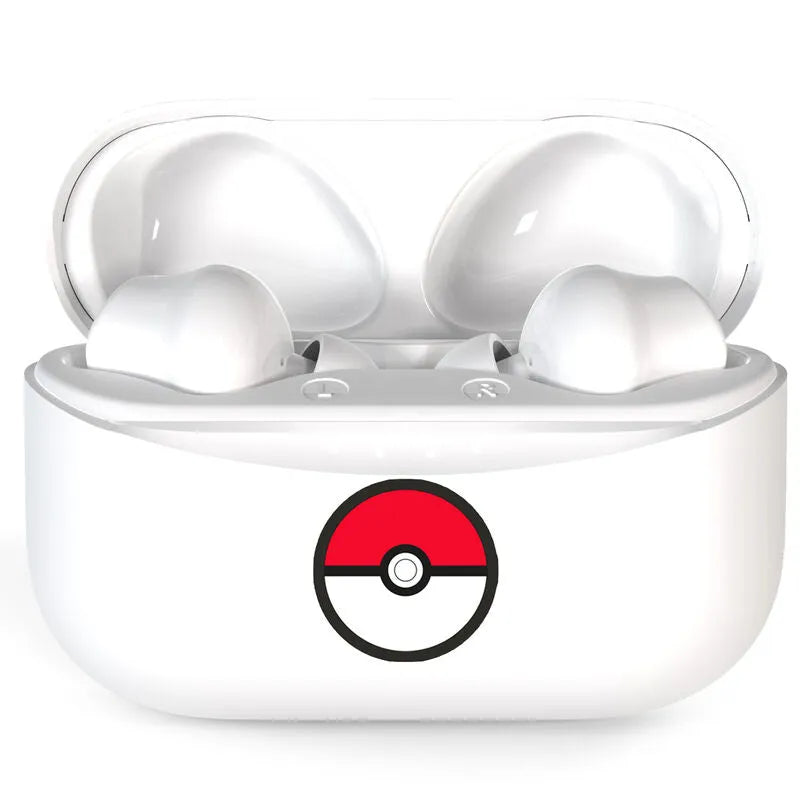 Pokémon Pokeball TWS Wireless Earphones - Earpods White - Ginga Toys