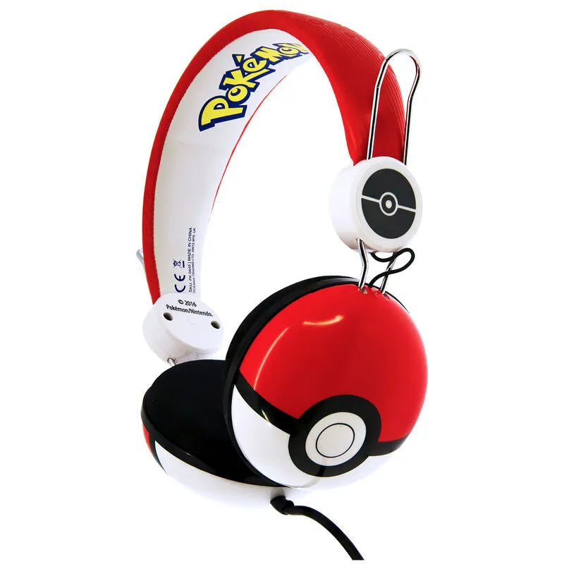 Pokémon Pokeball universal Wired Headphones - Ginga Toys