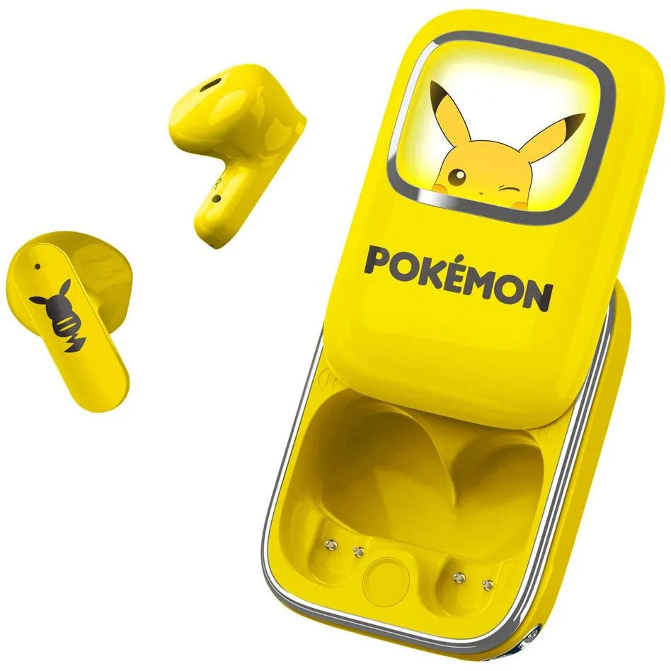 Pokémon Slide TWS Wireless Earphones - Earpods Yellow - Ginga Toys