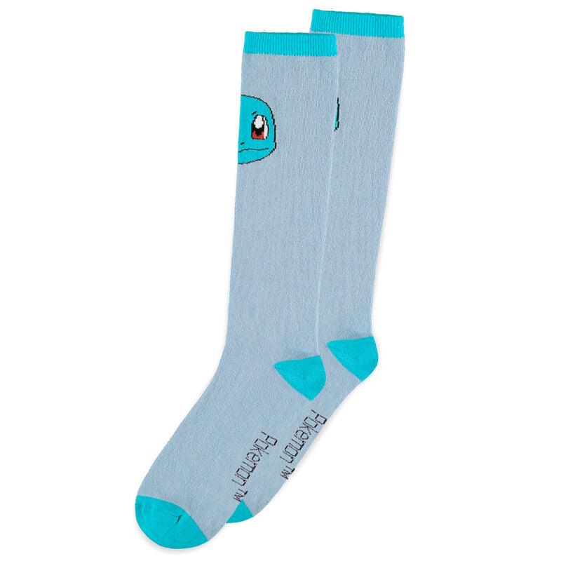 Pokémon - Squirtle Adult Knee High Socks 35/38 - Difuzed - Ginga Toys