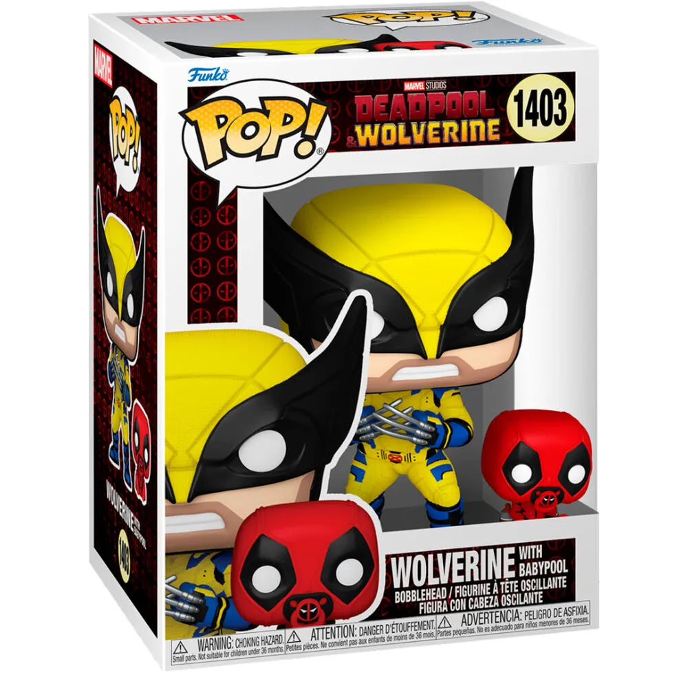 Pop! & Buddy: Deadpool & Wolverine - Wolverine with Babypool - Ginga Toys