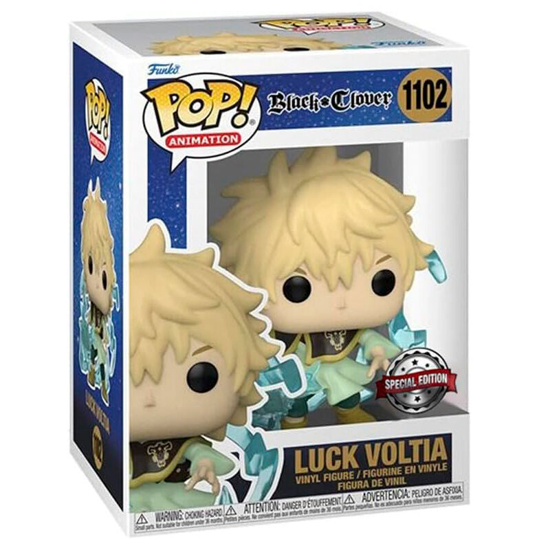 Pop! Animation: Black Clover - Luck Voltia Exclusive - Funko - Ginga Toys