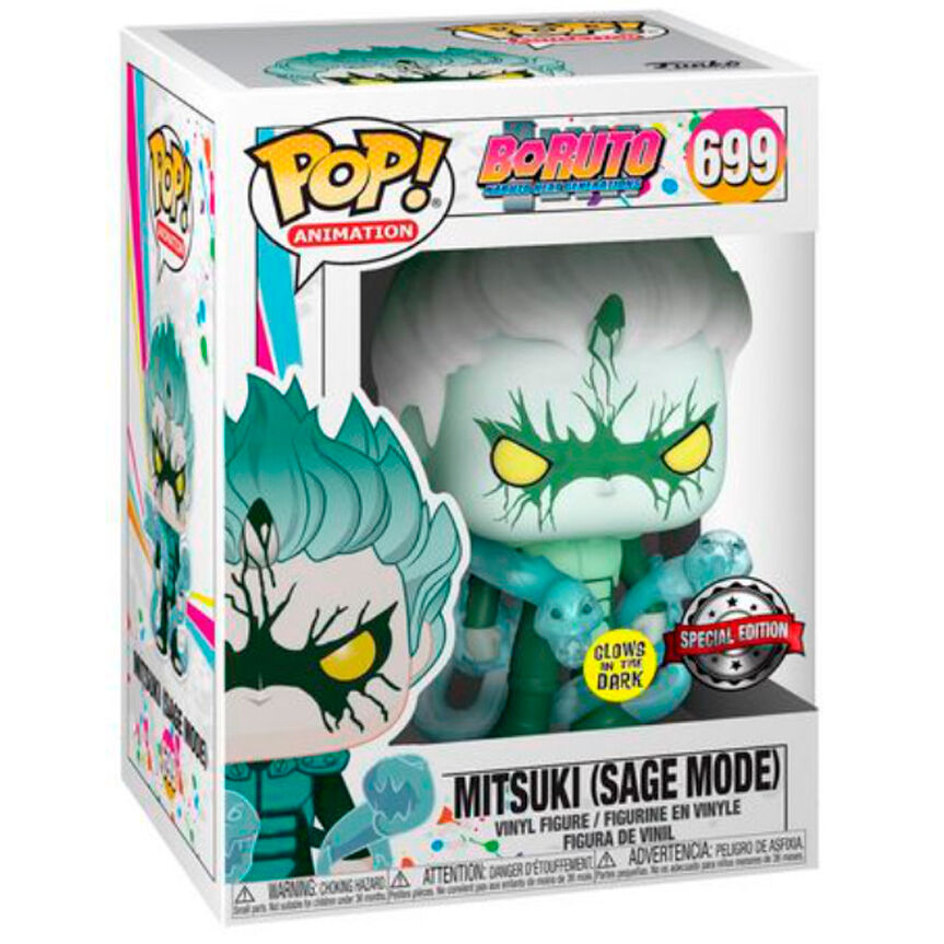 Pop! Animation: Boruto: Naruto Next Generations - Mitsuki Sage Mode (Glow-in-the-Dark Exclusive) - Funko - Ginga Toys