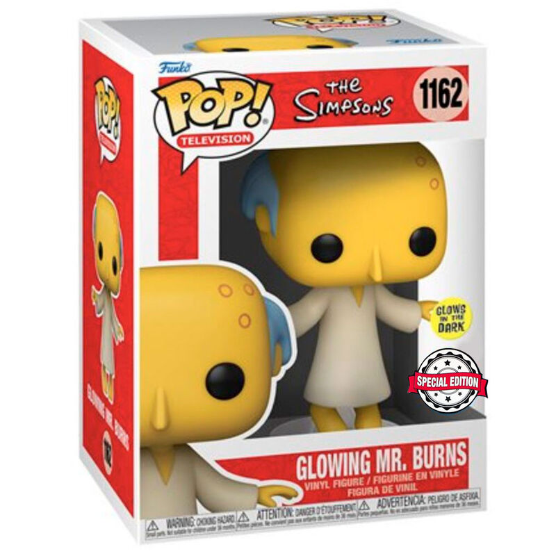 Pop! Animation: The Simpsons - Mr. Burns (Glowing) Exclusive - Funko - Ginga Toys