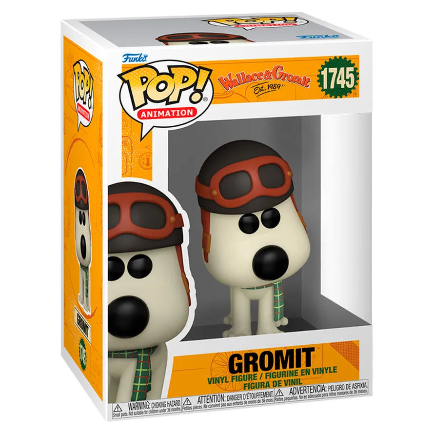 Pop! Animation: Wallace & Gromit - Gromit (Aviator Hat) - Ginga Toys