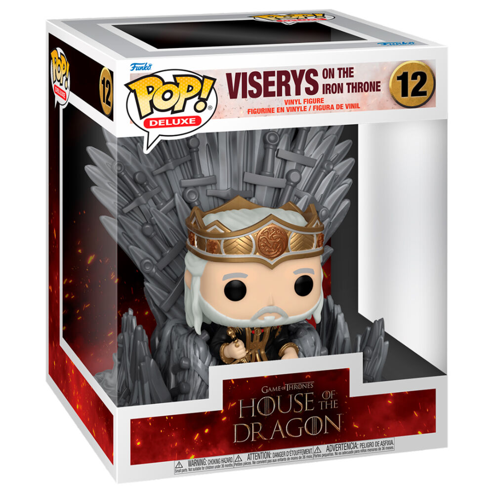 Pop! Deluxe: House of the Dragon - Viserys on Throne - Funko - Ginga Toys