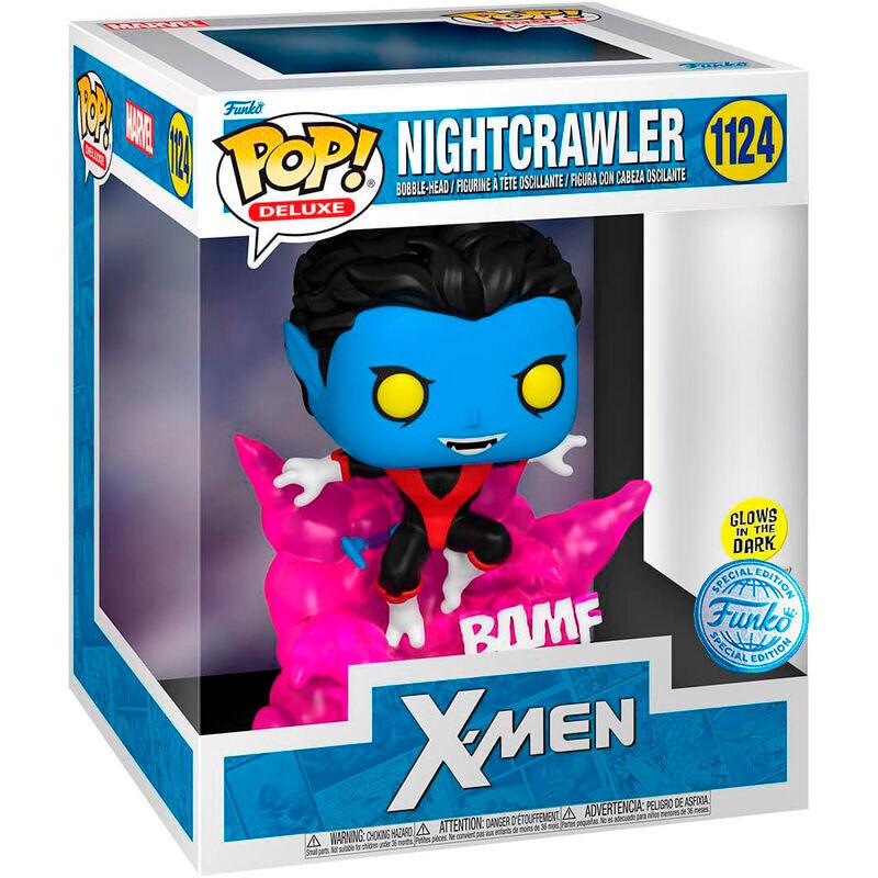 Pop! Deluxe: Marvel - GLOWS Nightcrawler Teleporting Exclusive Figure #1124 - Funko - Ginga Toys