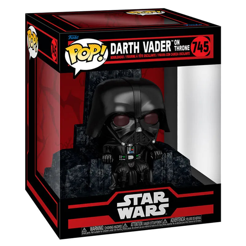 Pop! Deluxe: Star Wars: Dark Side - Darth Vader on Throne - Ginga Toys