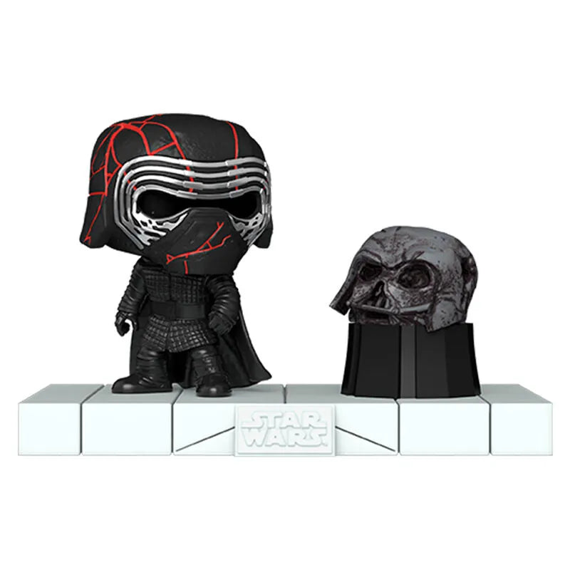 Pop! Deluxe: Star Wars: Dark Side - Kylo Ren with Darth Vader's Helmet #739 - Ginga Toys