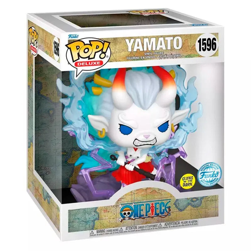 Pop! Deluxe: Super Sized 6" One Piece - Yamato (Man-Beast Form) (Glow-in-the-Dark) Exclusive - Ginga Toys