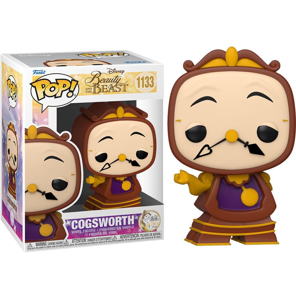 Funko POP Disney Beauty and the Beast Cogsworth Vinyl Figure #1133 - Funko - Ginga Toys