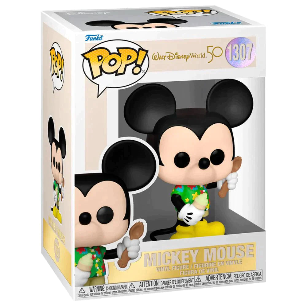 POP figure Disney: Walt Disney World 50th Anniversary - Aloha Mickey - Funko - Ginga Toys