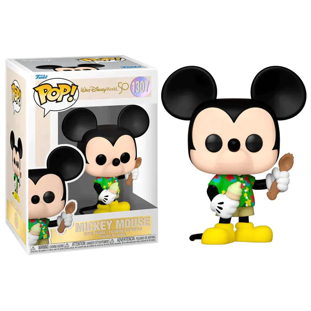 POP figure Disney: Walt Disney World 50th Anniversary - Aloha Mickey - Funko - Ginga Toys