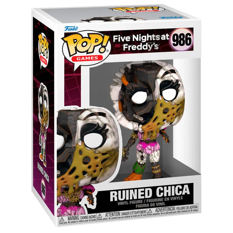 Pop! Games: Five Nights at Freddy's: Security Breach - Ruined Chica Figure #986 - Ginga Toys