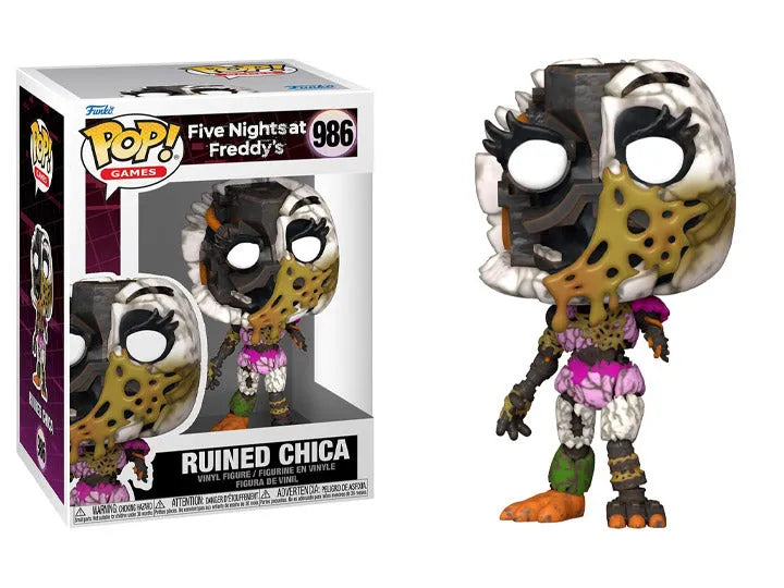 Pop! Games: Five Nights at Freddy's: Security Breach - Ruined Chica Figure #986 - Ginga Toys