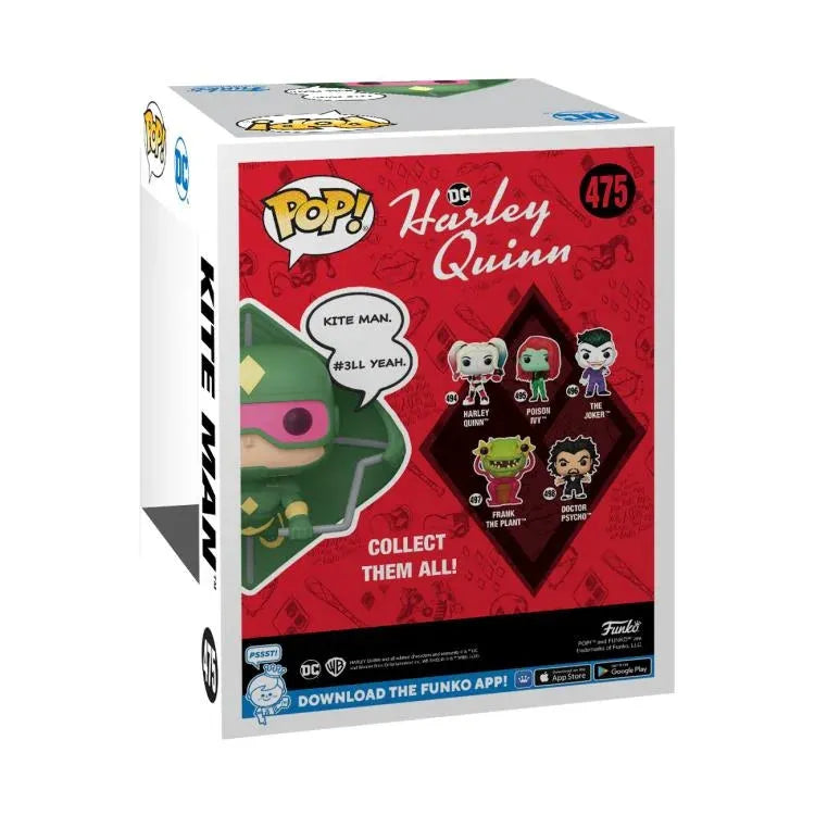 Pop! Harley Quinn - Kite-Man SDCC 2024 PX Previews Exclusive #475 - Ginga Toys