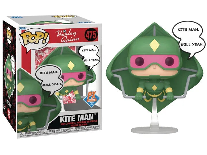 Pop! Harley Quinn - Kite-Man SDCC 2024 PX Previews Exclusive #475 - Ginga Toys