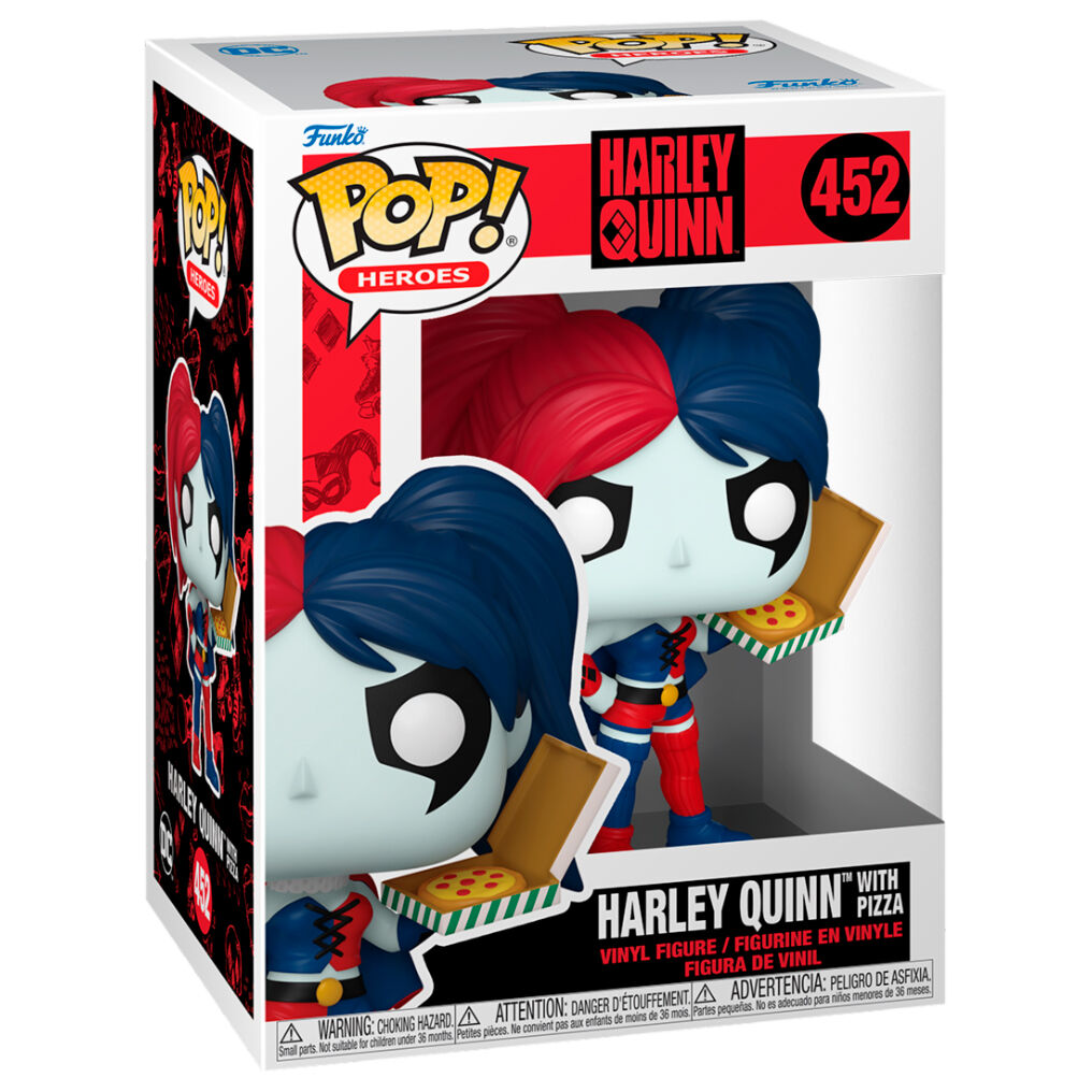 Pop! Heroes: DC Comics - Harley Quinn with Pizza - Ginga Toys