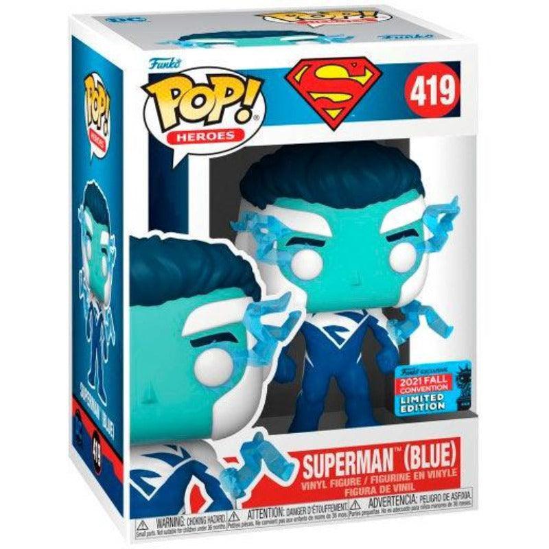 POP figure DC Comics - Superman Blue Exclusive - Funko - Ginga Toys