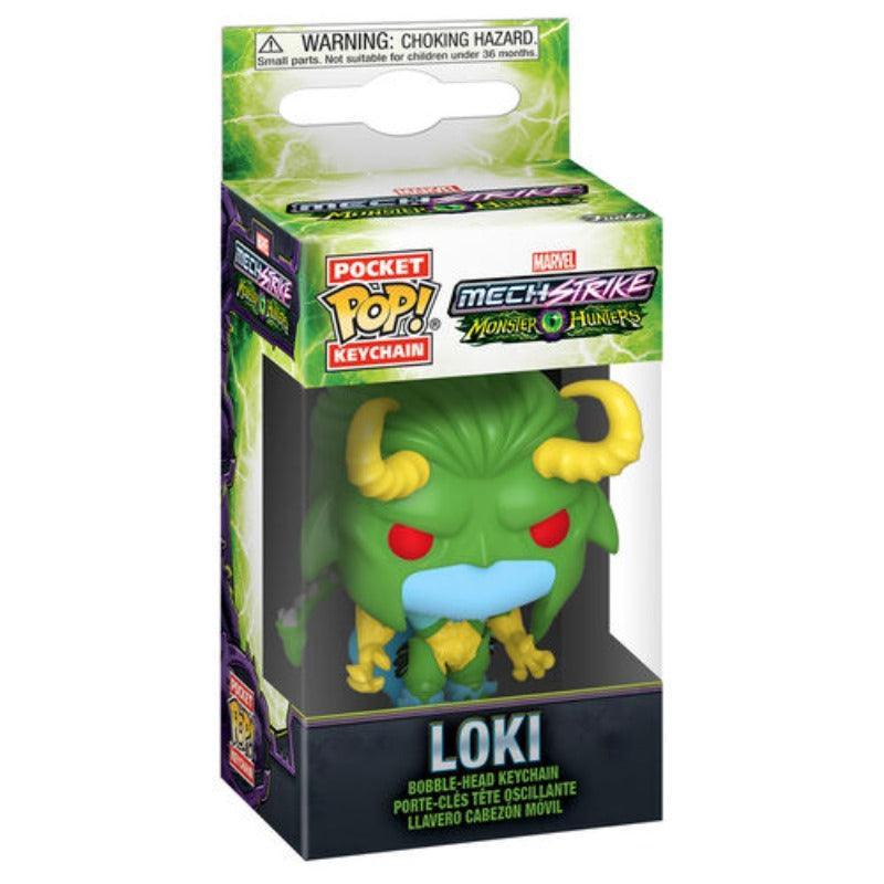 Pop! Keychain: Marvel Mech Strike: Monster Hunters - Loki Vinyl Figure - Funko - Ginga Toys