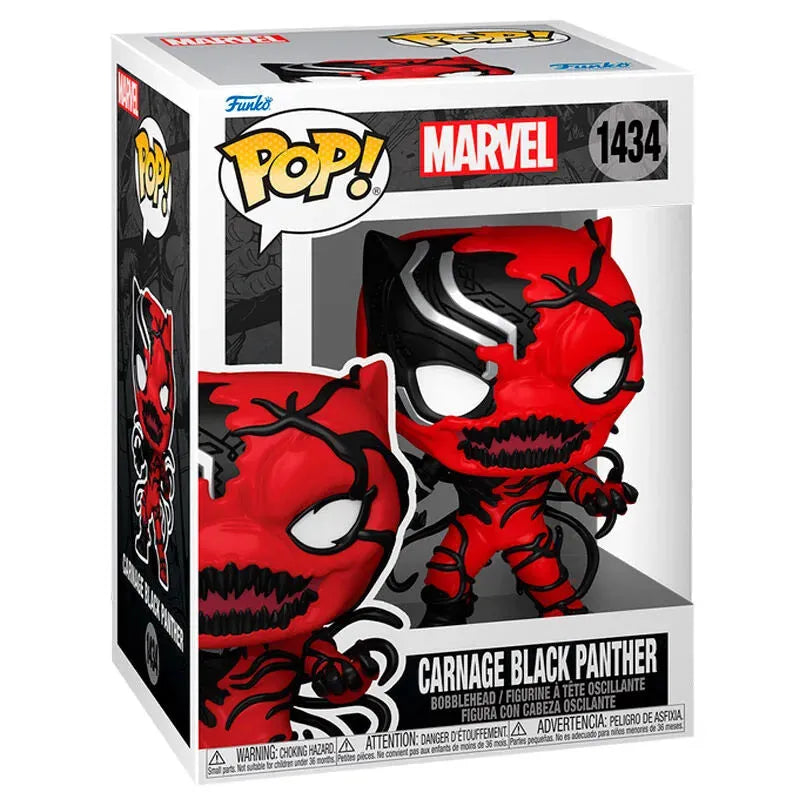 Pop! Marvel: Absolute Carnage - Carnage Black Panther - Ginga Toys