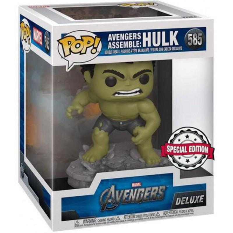 Funko POP Marvel Avengers Assemble Hulk Exclusive Figure Deluxe Special Edition #585 - Funko - Ginga Toys