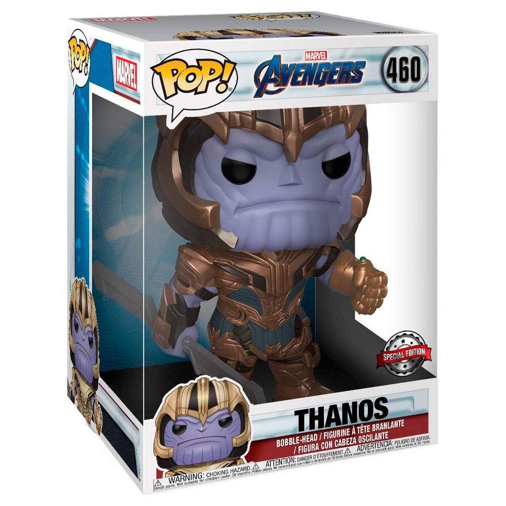 Funko POP Marvel Avengers Endgame Thanos 10" Large Vinyl Figure #460 Exclusive - Funko - Ginga Toys