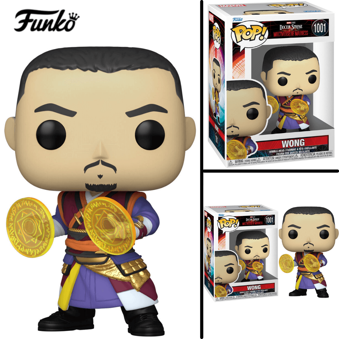 Funko POP Marvel: Doctor Strange in the Multiverse of Madness - Wong Vinyl Figure #1001 - Funko - Ginga Toys