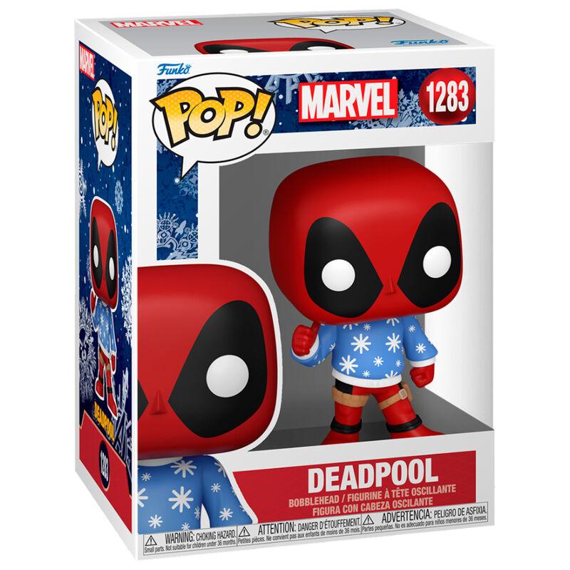 Pop! Marvel: Holiday - Deadpool (Sweater) - Ginga Toys