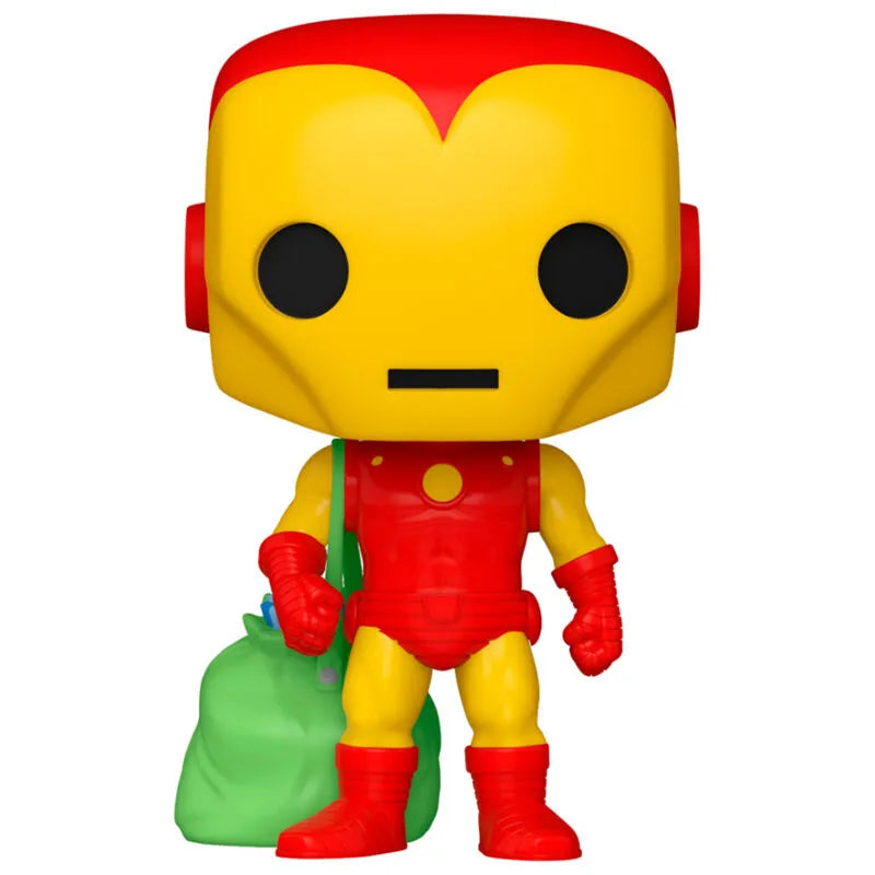 Pop! Marvel: Holiday - Iron Man with Gifts - Ginga Toys