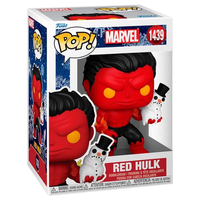 Pop! Marvel: Holiday - Red Hulk - Ginga Toys