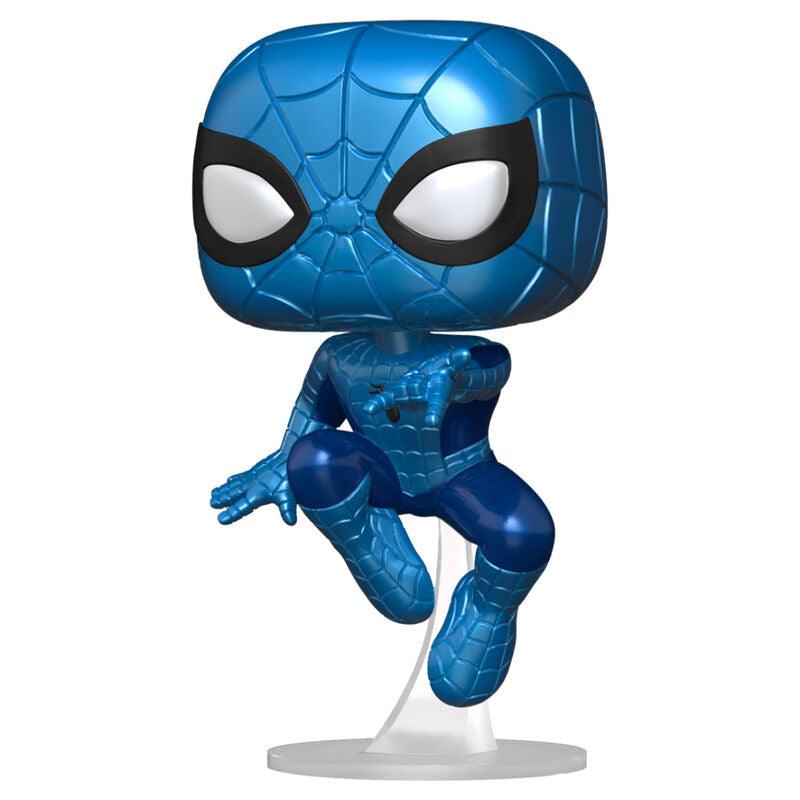 POP figure Marvel Make a Wish Spiderman Metallic - Funko - Ginga Toys